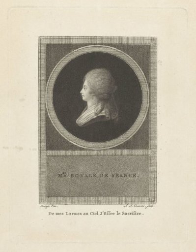 Portrait of Élisabeth Philippine Marie Hélène de France