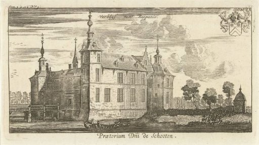 View of the castle of Schoten