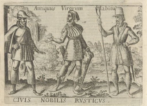 Three Men in Frisian Costume