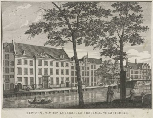 View of the Lutheran Deacon's Orphanage in Amsterdam