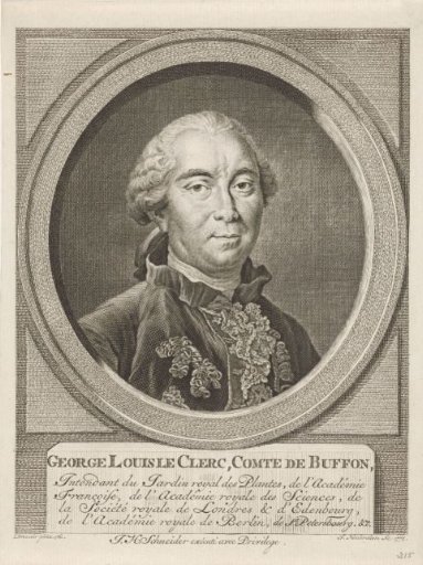 Portrait of Georges Louis Leclerc Count de Buffon