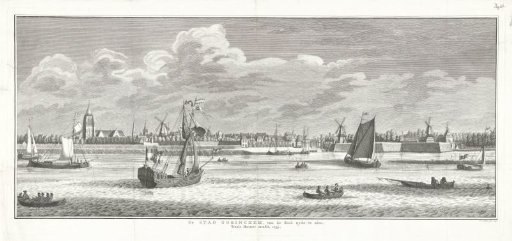 View of Gorinchem, looking south