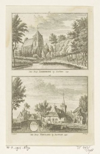 Views of Leerbroek and Nieuwland