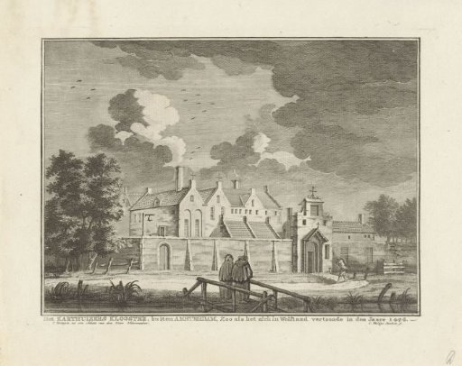 View of the Carthusian Monastery outside Amsterdam