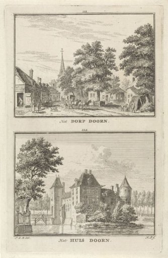 View of the village and the House Doorn