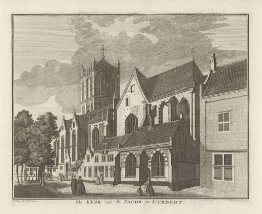 View of the Jacobikerk in Utrecht