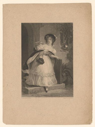 Woman with a Mantle, Hat and Bag