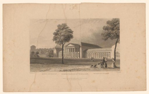 View of the old Kurhaus at Wiesbaden
