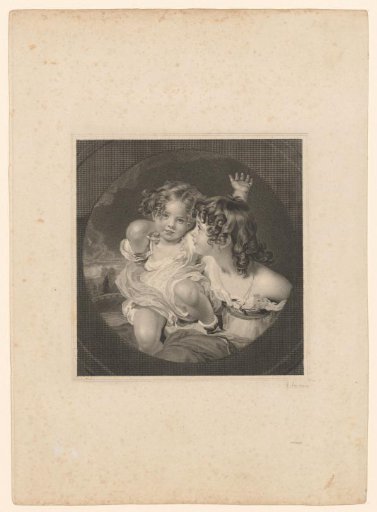 Girl with a Small Child