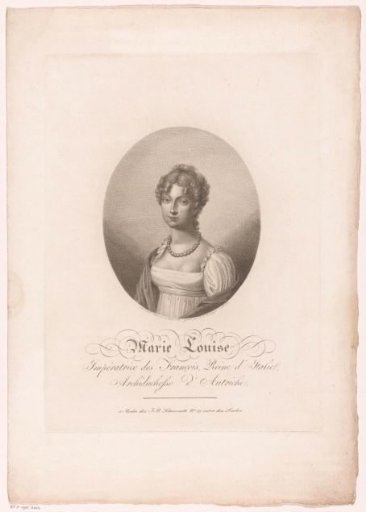 Portrait of Marie Louise of Austria, Empress of the French