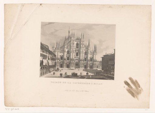 View of the Cathedral of Milan