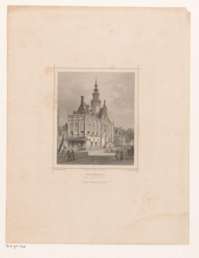 View of the town hall in Bolsward