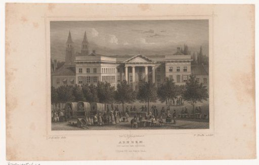 View of the Palace of Justice in Arnhem