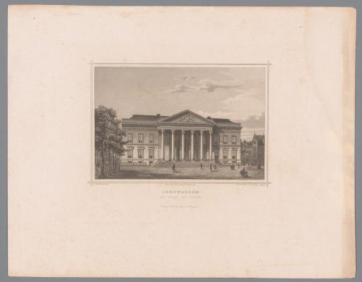 View of the Palace of Justice in Leeuwarden