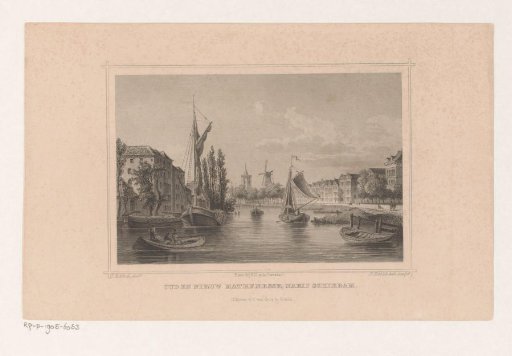 View of Oud- and Nieuw-Mathenesse Seen from the Water