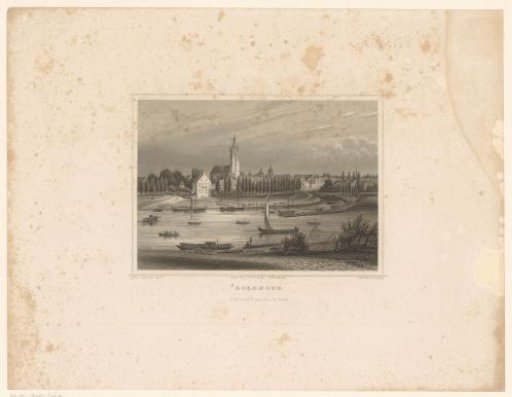 View of Roermond and the Maas