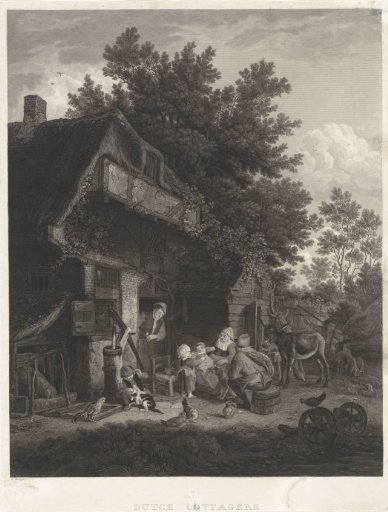 Peasant Family on Their Farmyard