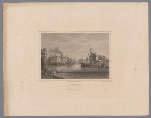 View of Zwolle from the Zwarte Water