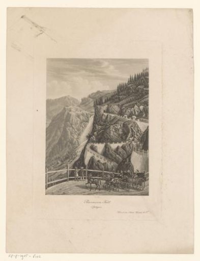 View of the Pianazzo Waterfall
