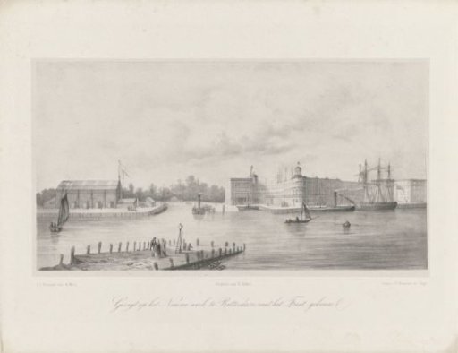 View of the Festival Building where the music festival was held, 1854