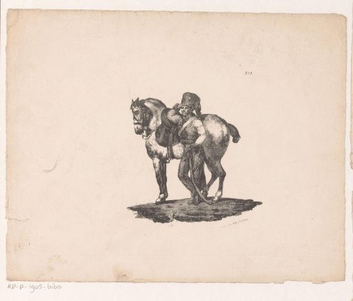 Hussar with horse