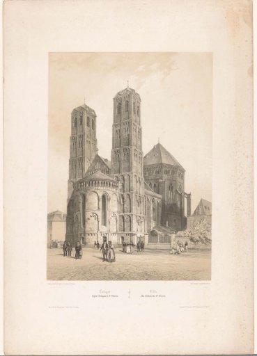 View of the St. Gereon's Church in Cologne
