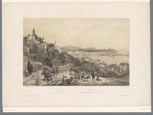 View of the Harbor of Genoa