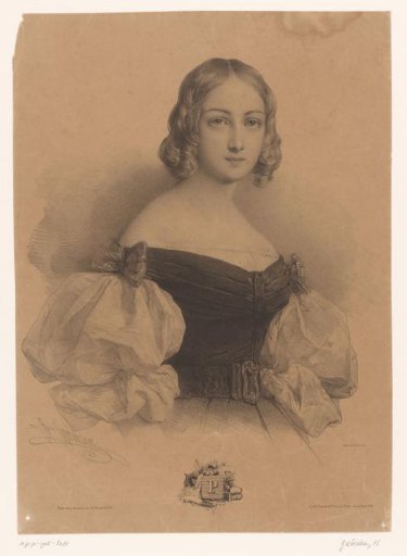 Young woman with name with letter P