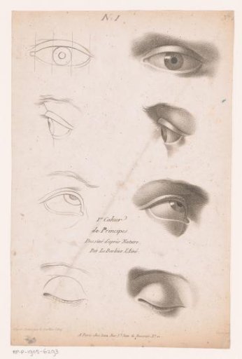 Title Print with Eight Different Eyes