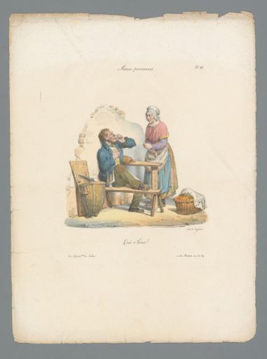 Man and woman, each with a glass of drink
