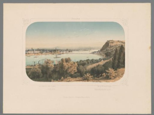View of Koblenz and Fort Ehrenbreitstein