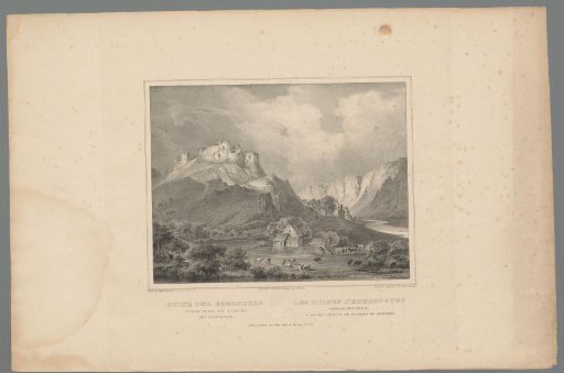 View of the ruins of Ebernburg