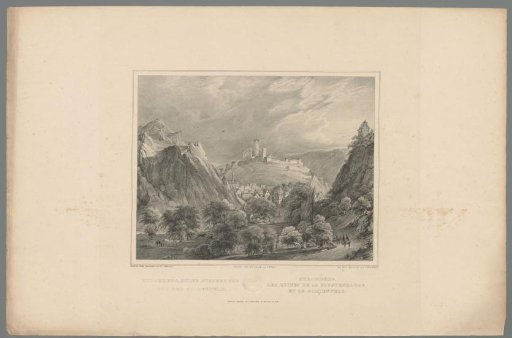 View of Stromberg and the castles Fürstenberg and Gollenfels