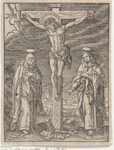 Christ on the Cross with Mary and John