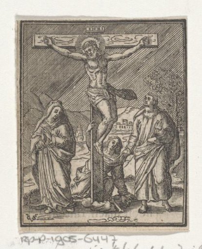 Christ on the Cross with Mary, John and Mary Magdalene