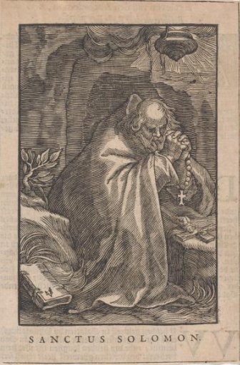 Saint Solomon as a hermit