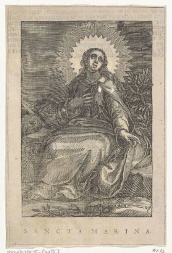 Saint Marina of Alexandria as a hermitess