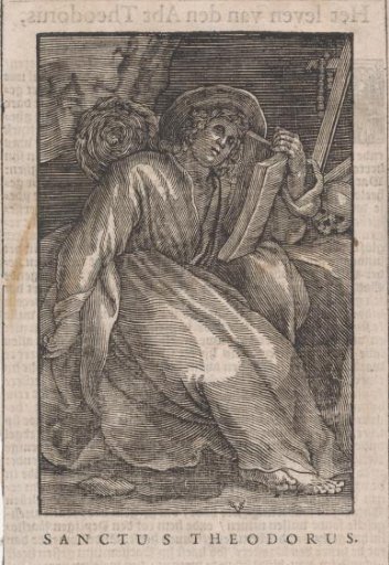 Saint Theodorus as a hermit