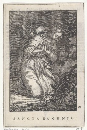 Saint Eugenia of Rome as a hermitess