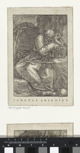Saint Arsenius the Great as a hermit