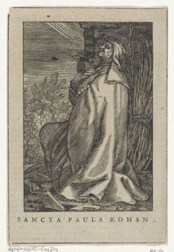 Saint Paula of Rome as a hermitess