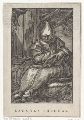 Saint Theonas as a hermit