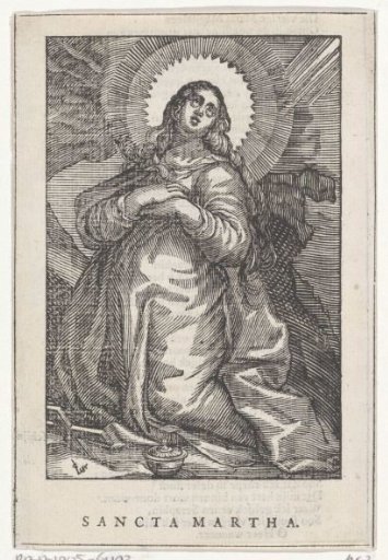 Saint Martha as a hermitess