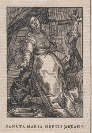 Saint Mary as a hermitess