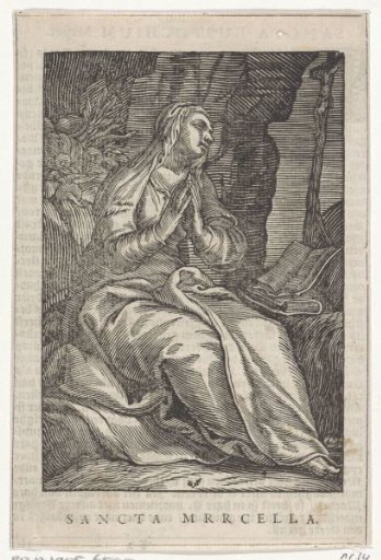 Saint Marcella of Rome as a Hermitess