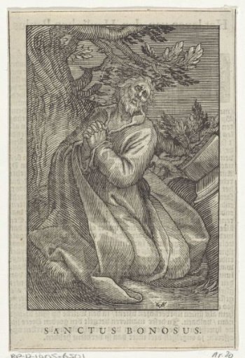 Saint Bonosus as a hermit
