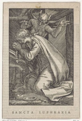 Saint Euphrasia of Constantinople as a hermitess