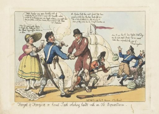 Renewed friendship between the Netherlands and England, 1799