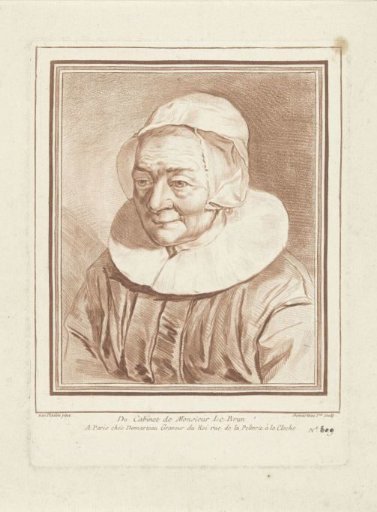 Bust of an Old Woman with a Cap and Collar