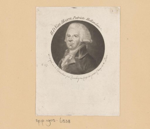 Portrait of Hendrik Daniël van Hoorn